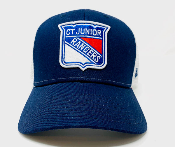 Rangers Navy/White Trucker Mesh Hat – CJR Hockey Shop