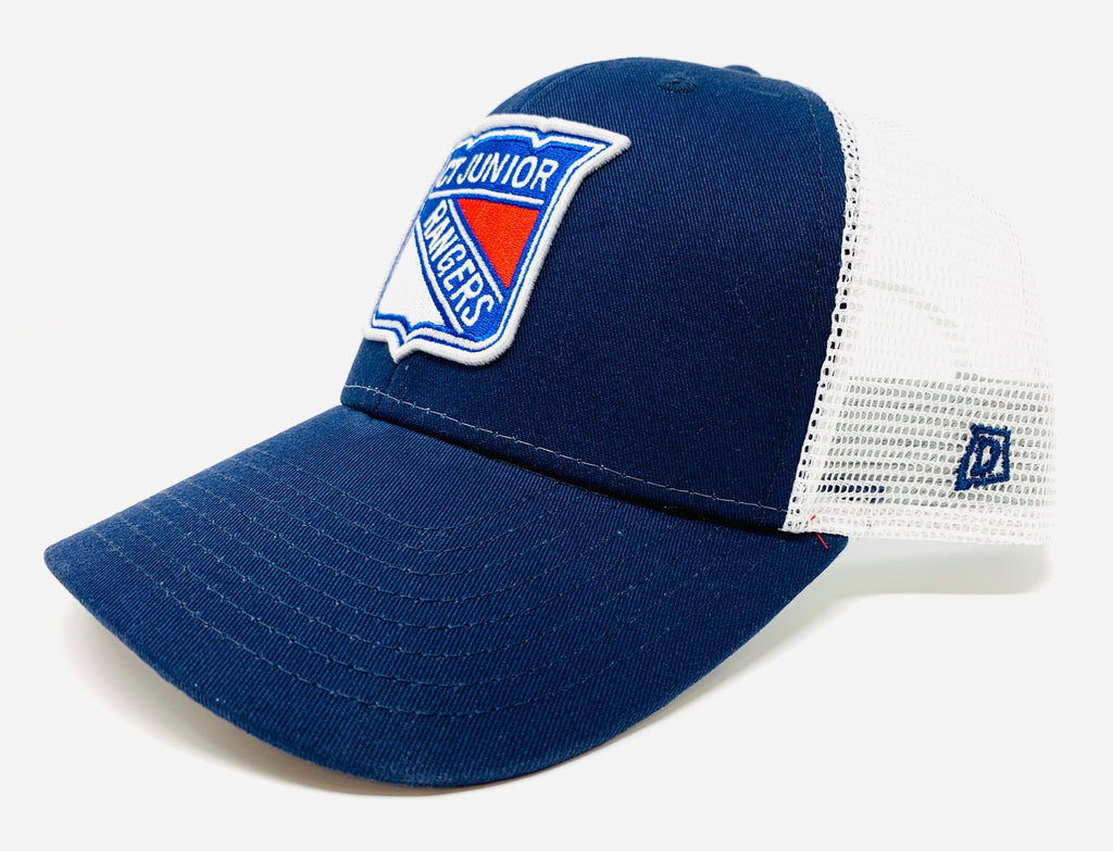 New York Rangers adidas Team Foam Trucker Snapback Hat - Navy/White