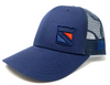 *LIMITED EDITION* NAVY 3D Ghost Logo Trucker Hat